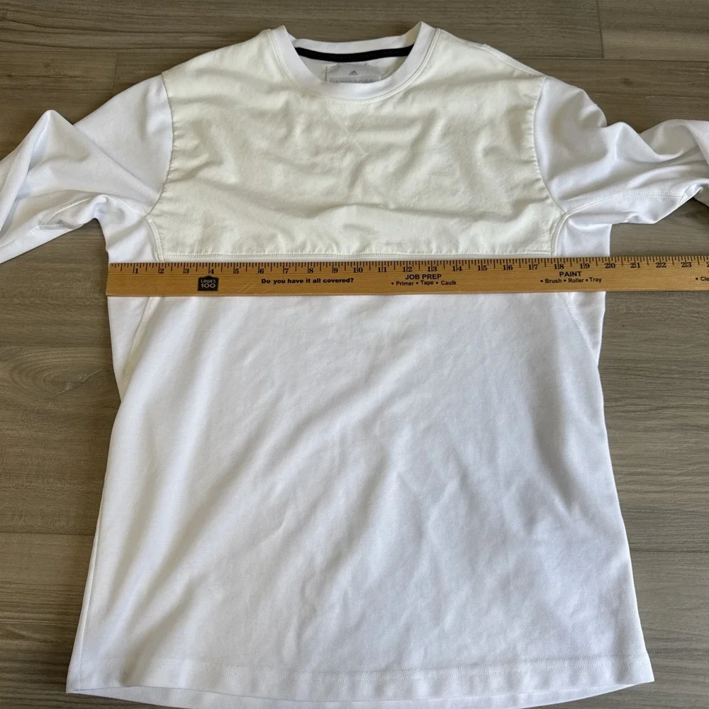 Men's Adidas Adicross Golf‎ Long Sleeve T-Shirt Size Medium White